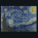 Starry Night, oljemålning, Vincent Van Gogh<br><div class="desc">Vincent Van Gogh, 18.89.1989 post impressionist, modern oljemålning på landskapslandskapet i natt i canvas av ett snabbt stjärnfärdigt blå himmel med en ljus gult crescerande måne, och planeten Venus syns också. En överdriven cypress träd kan ses i förgrunden. Denna målning skildrar bilden från konstnärsrummet vid asyl på Saint-Paul-de-Mausole i Saint-Rémy-de-Provence...</div>