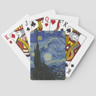Starry Night, oljemålning, Vincent Van Gogh Casinokort