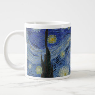 Starry Night, oljemålning, Vincent Van Gogh Jumbo Mugg