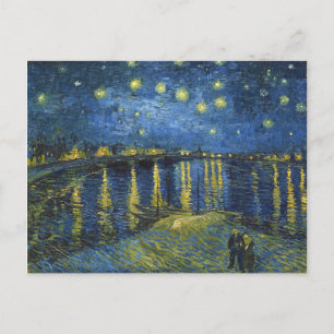 Starry Night on Rhone av Vincent van Gogh Vykort