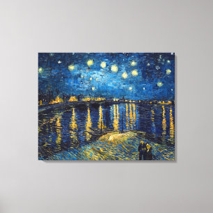 Starry Night on Rhone Van Gogh Canvastryck