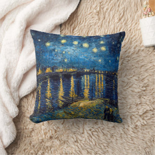 Starry Night on Rhone Van Gogh Kudde