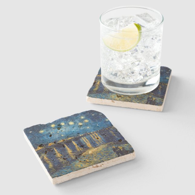Starry Night on Rhone | Van Gogh | Stenunderlägg (Sidan)