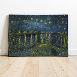 Starry Night on Rhone, Vincent van Gogh Poster