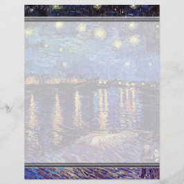 Starry Night över Rhone, av Vincent van Gogh.