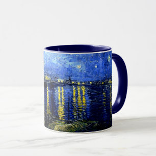Starry Night over Rhone, berömd tavla Mugg