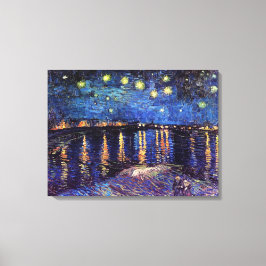 Starry night over Rhone by Van Gogh Canvastryck