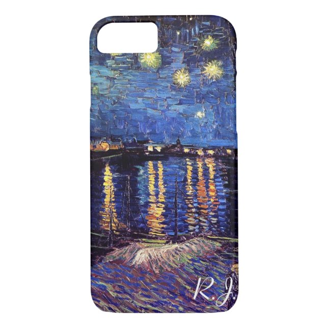 Starry night over Rhone by Van Gogh Case-Mate iPhone Skal (Baksida)