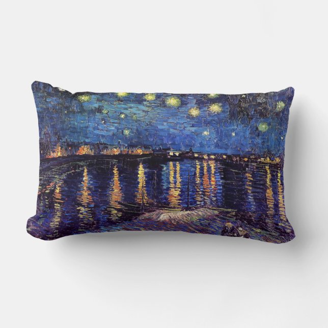 Starry night over Rhone by Van Gogh Lumbarkudde (Framsida)