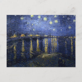 Starry Night over Rhone by Van Gogh Vykort