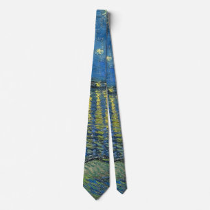 Starry Night over Rhone Neck Tie Slips