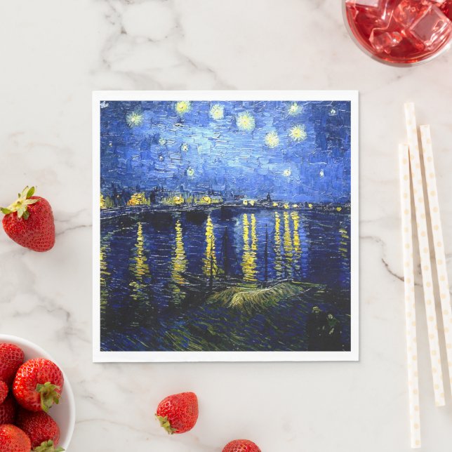 Starry Night over Rhone Pappersservett (Insitu)