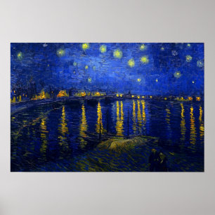 Starry Night over Rhone Poster