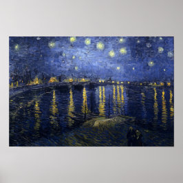 Starry Night over Rhone Poster