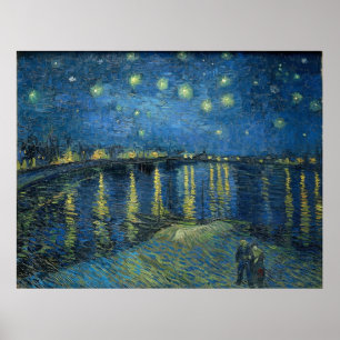 Starry Night over Rhone Poster