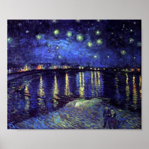 Starry Night over Rhone Poster