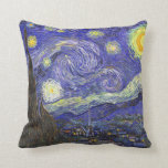 Starry Night over Rhone van Gogh Dekorativ kudde<br><div class="desc">Stjärnnatten (holländska: De sterrennacht) är en målning av den nederländske postimponerande konstnären Vincent van Gogh. Målaren skildrar vyn utanför sitt sanitariumfönster på natten, även om den målades från minnet under dagen. Sedan 1941 har det varit i den permanenta samlingen av Modern Art-museet i New York City. Vid upprepade tillfällen hyllas...</div>