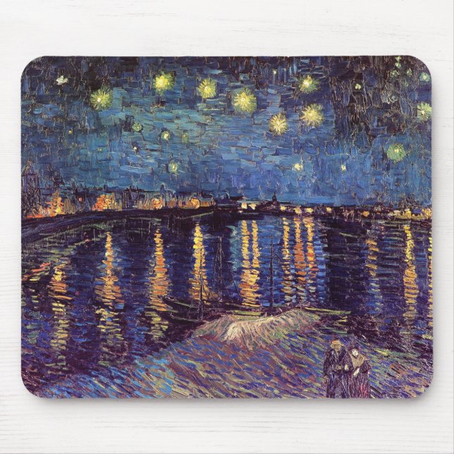 Starry Night over Rhone - Van Gogh Musmatta (Framsidan)