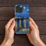 Starry Night over Rhone Vincent van Gogh<br><div class="desc">En iPhone 13 Pro fodral med Vincent van Gogh's,  Starry Night Over the Rhone (1888),  bra art post-impressionist-tavla. En stjärnkväll med båtar i hamnen.</div>