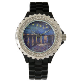 Starry Night över Rhone, Vincent van Gogh. Armbandsur