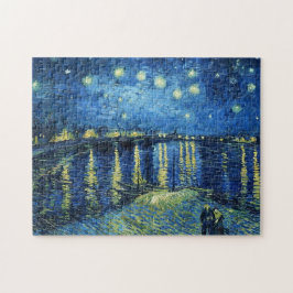 Starry Night över Rhone Vincent van Gogh Pussel