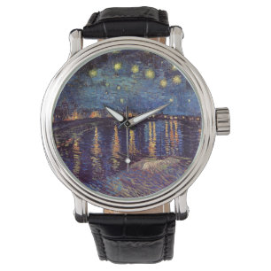 Starry Night Over the Rhone av Vincent van Gogh Armbandsur