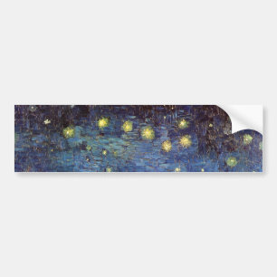 Starry Night Over the Rhone av Vincent van Gogh Bildekal