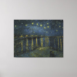 Starry Night Over the Rhone av Vincent Van Gogh Canvastryck