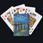 Starry Night Over the Rhone av Vincent Van Gogh Casinokort<br><div class="desc">Starry Night over the Rhone by Vincent Van Gogh. Det här är ett gammalt mästerverk från den nederländske huvudmålaren Vincent Van Gogh. Den här bran är vacker,  livfull och mättad färg. Vincent Van Gogh var en dutch post impressionist-målare. Den här målningen var målad på bankerna Rhone i Frankrike.</div>