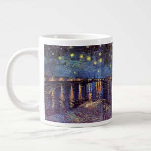 Starry Night Over the Rhone av Vincent van Gogh Jumbo Mugg