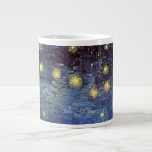 Starry Night Over the Rhone av Vincent van Gogh Jumbo Mugg