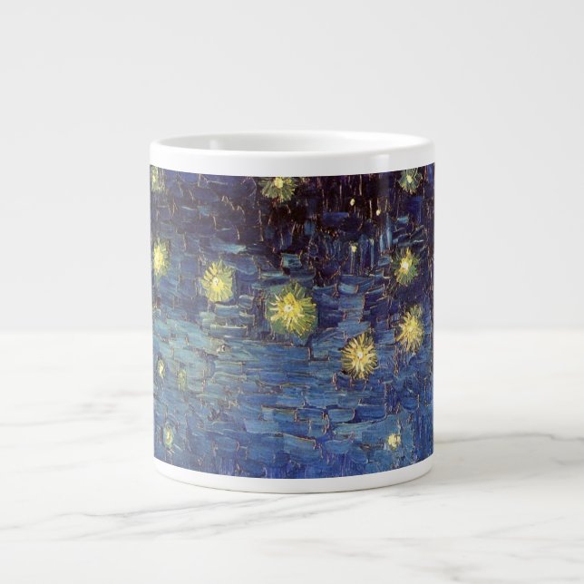 Starry Night Over the Rhone av Vincent van Gogh Jumbo Mugg (Framsidan)