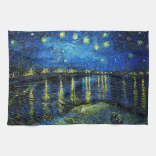 Starry Night Over the Rhone av Vincent Van Gogh Kökshandduk