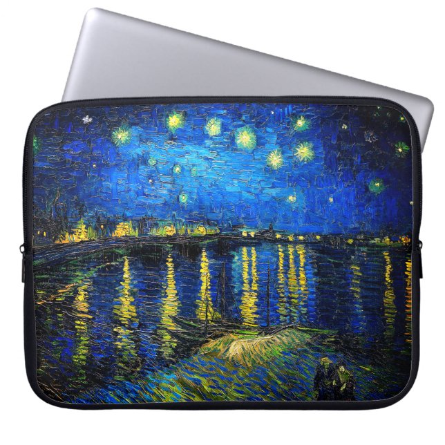 Starry Night Over the Rhone av Vincent Van Gogh Laptop Fodral (Framsidan)