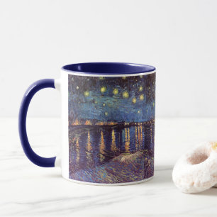 Starry Night Over the Rhone av Vincent van Gogh Mugg