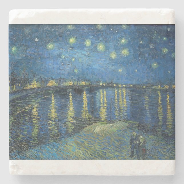 Starry Night Over the Rhone av Vincent van Gogh Stenunderlägg (Framsidan)