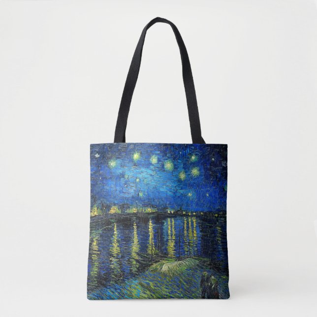 Starry Night Over the Rhone av Vincent Van Gogh Tygkasse (Framsida)