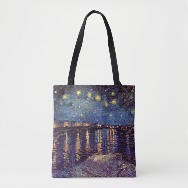 Starry Night Over the Rhone av Vincent van Gogh Tygkasse (Framsida)