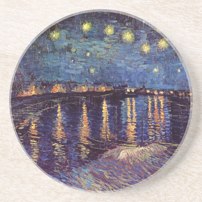 Starry Night Over the Rhone av Vincent van Gogh Underlägg (Framsidan)
