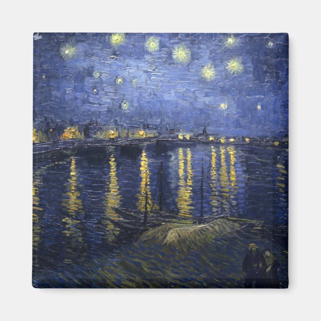Starry Night Over the Rhône Magnet (Framsidan)