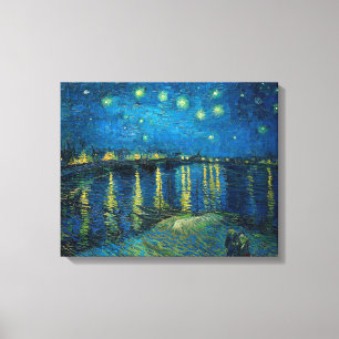 Starry Night Over the Rhône   Vincent van Gogh Canvastryck