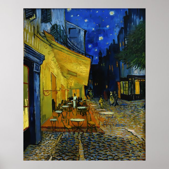 Starry Night Over the Rhône - Vincent van Gogh Poster (Framsidan)