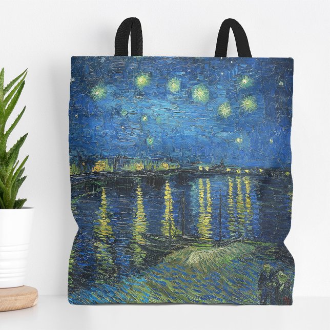 Starry Night Over the Rhône | Vincent van Gogh Tygkasse (Skapare uppladdad)