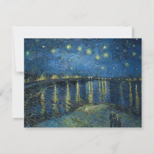 Starry Night Over the Rhône Vincent van Gogh Vykort