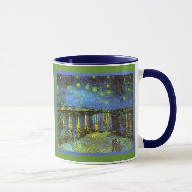 Starry Night Over the River Rhone Van Gogh Mugg (Höger)