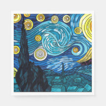 Starry Night Pappra Napkins