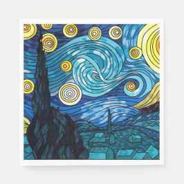 Starry Night Pappra Napkins Pappersservett