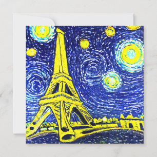 Starry Night Paris Frankrike