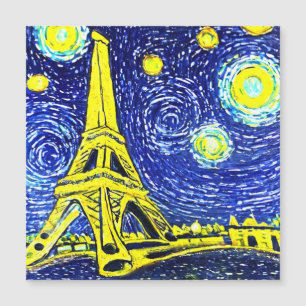 Starry Night Paris Frankrike
