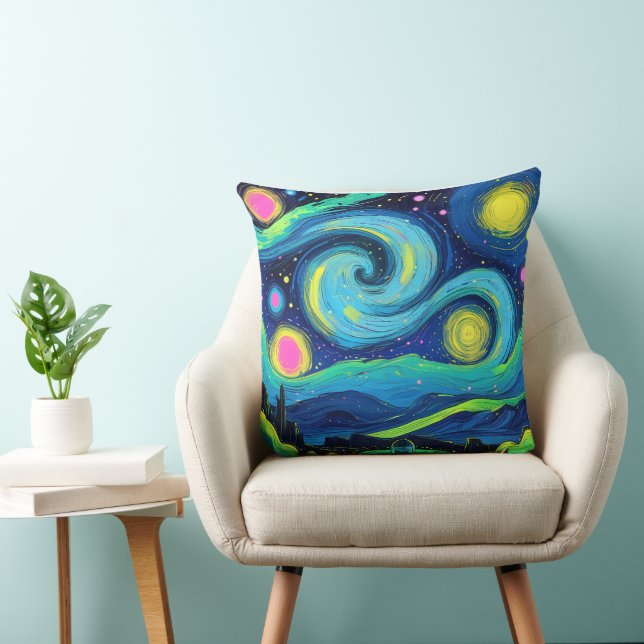 Starry night pillow kudde (Stol)